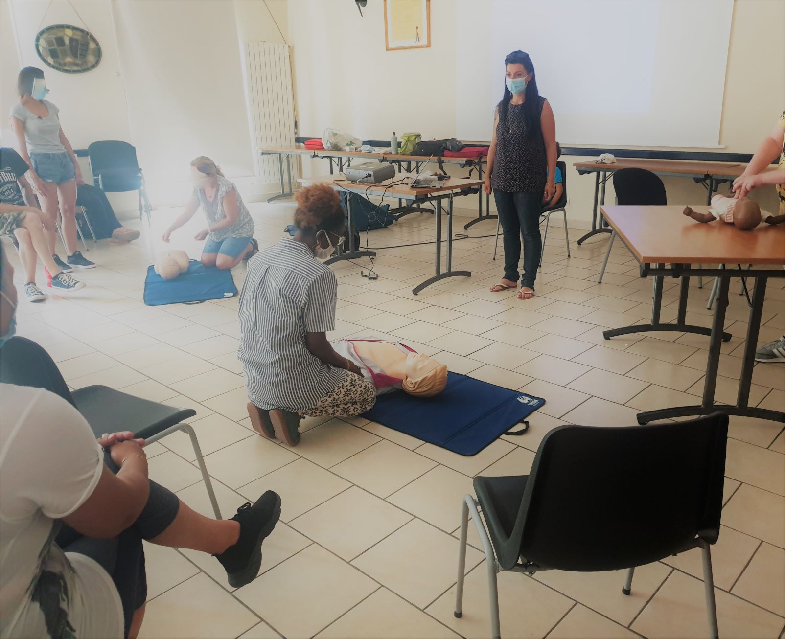 formation aux premiers secours AES ACI Ganges 34