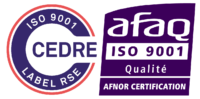 logo Cedre ISO 9001 Afnor certification